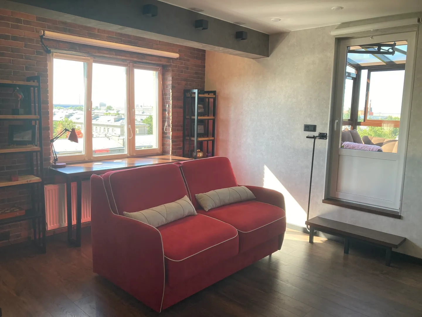 "С террасой и панорамным видом" 1-комнатная квартира в Колпино - фото 5