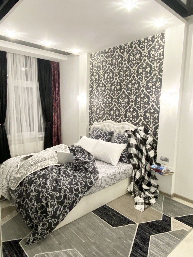 "BLONJI-NYAR (Белое-Черное)" 1-комнатная квартира в Симферополе - фото 22