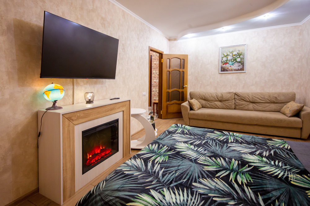 "Уютная с камином" 1-комнатная квартира в Белгороде - фото 6