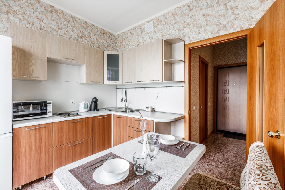 "Две Подушки на 1-ой Заречной 6" 1-комнатная квартира в Кемерово - фото 4