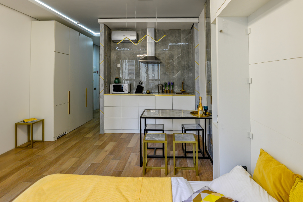 "Gold studio by Lo Apartments" 1-комнатная квартира в Москве - фото 2