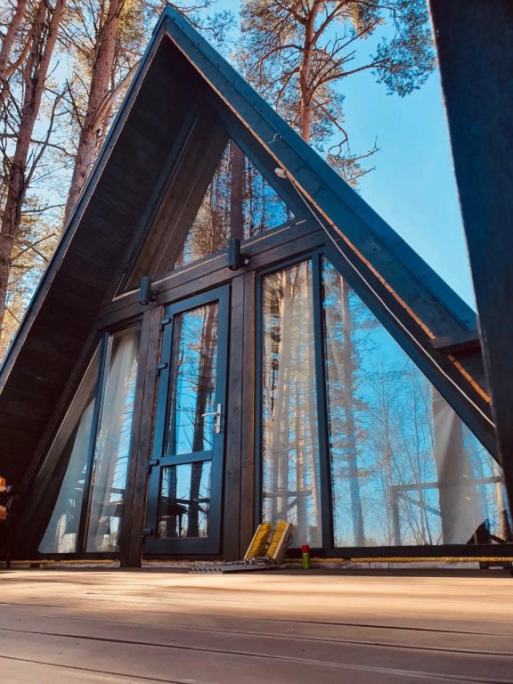 "A-Frame" шале под-ключ в с. Ууксу (Питкяранта) - фото 1