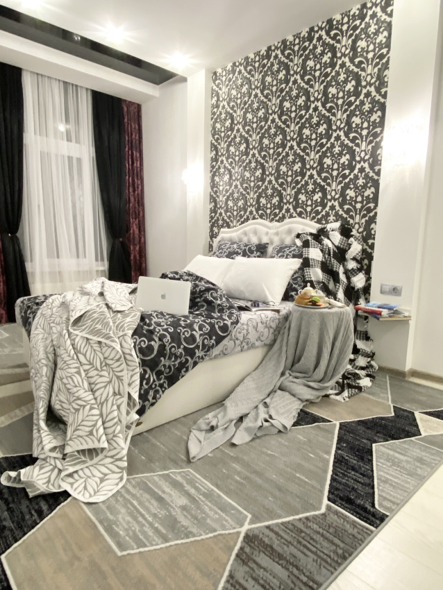 "BLONJI-NYAR (Белое-Черное)" 1-комнатная квартира в Симферополе - фото 13