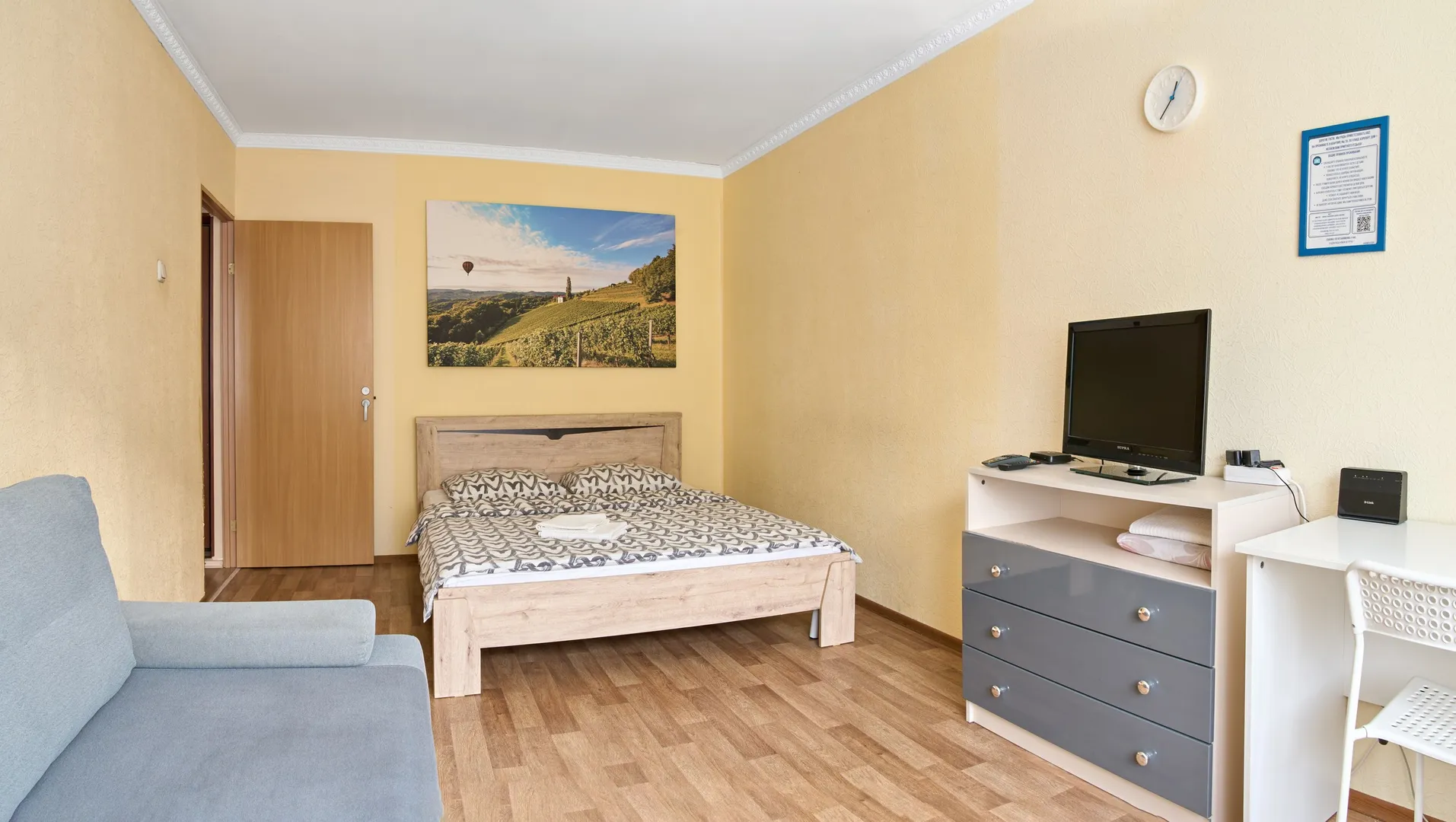 "Воздушная гавань" 1-комнатная квартира в Емельяново - фото 2