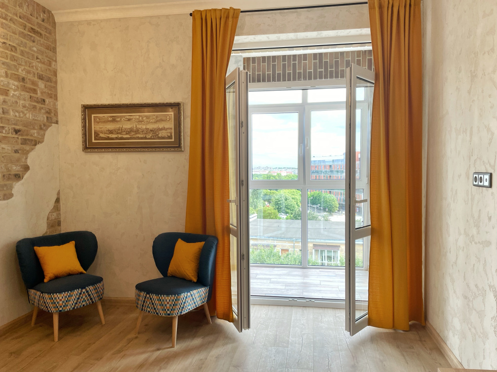 "Шикарная с Панорамным Видом" 1-комнатная квартира в Калининграде - фото 6