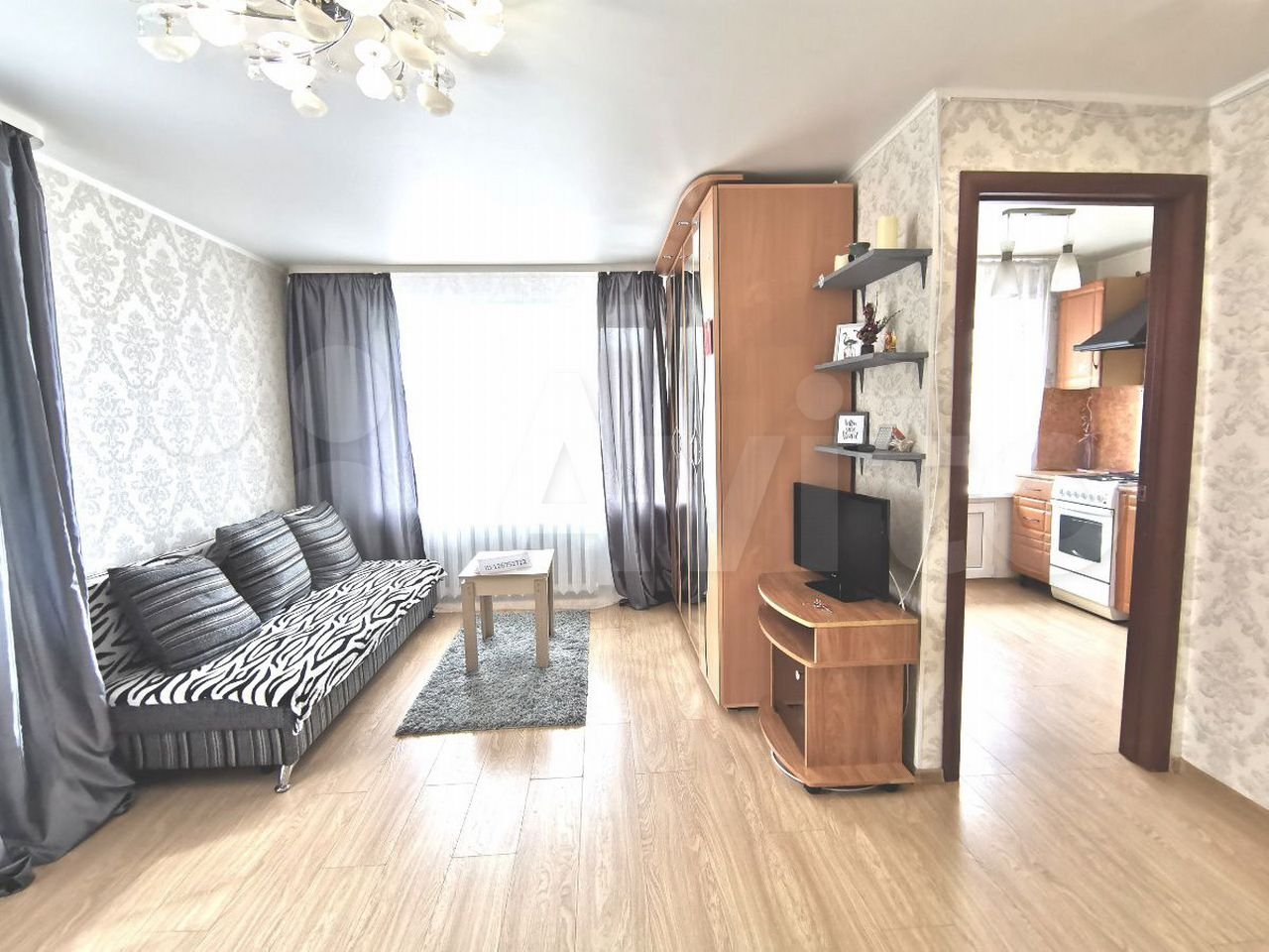 1-комнатная квартира Парфёнова 40 в Тюмени - фото 1