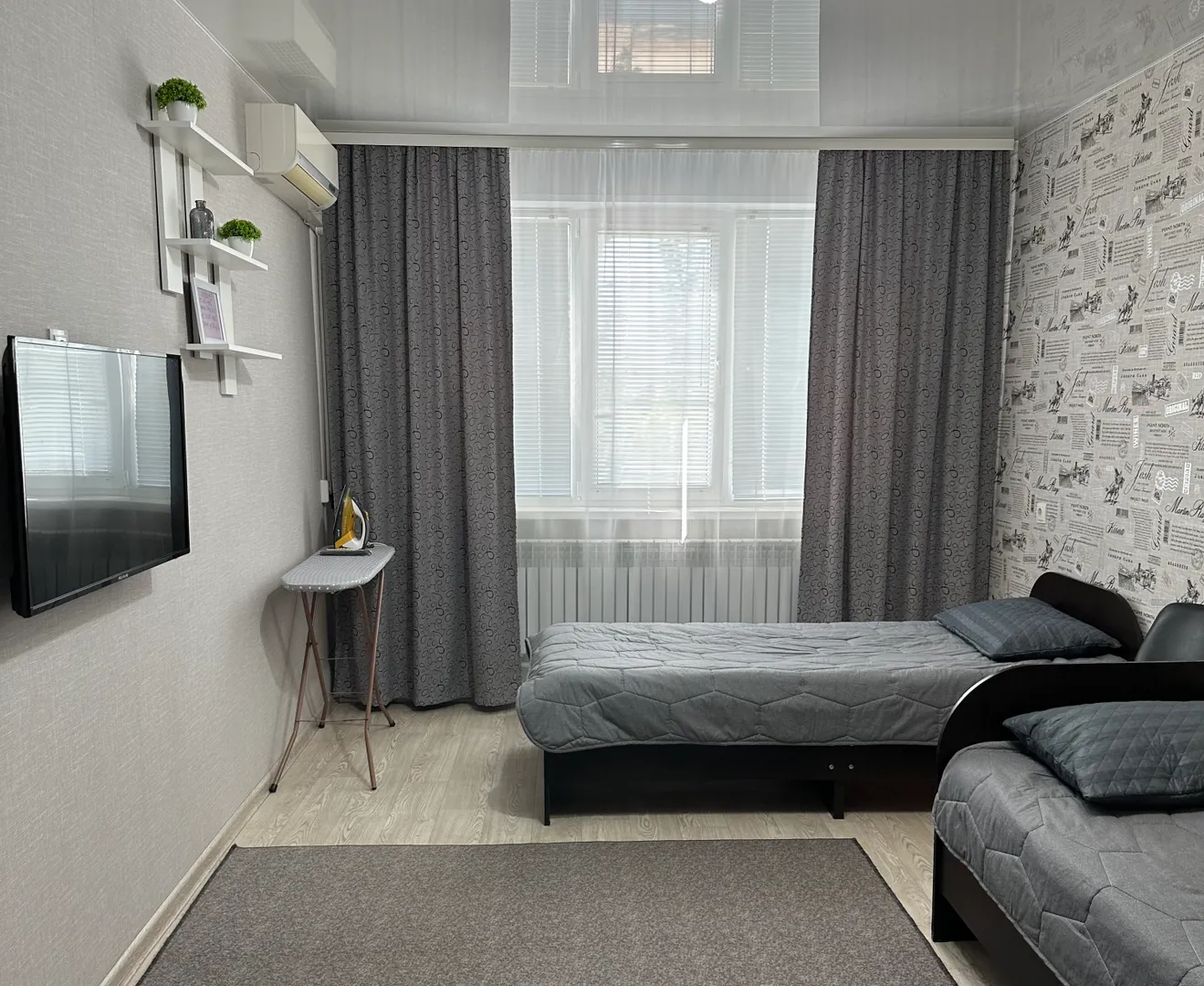 "Уютная в центре города" 2х-комнатная квартира в Николаевске - фото 1