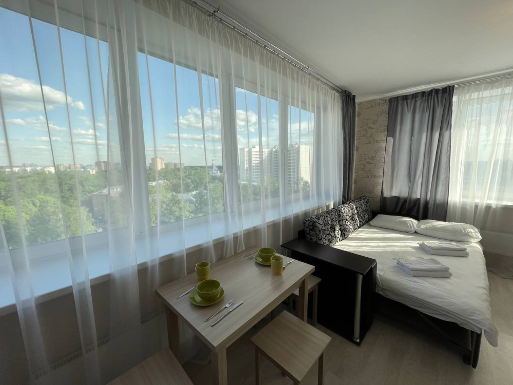 "ColorApartments Октябрьский 26 эт 10" квартира-студия в Королёве - фото 1