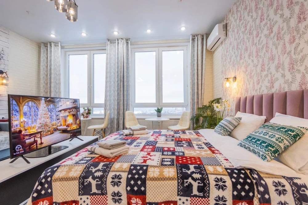 "С панорамным видом" 1-комнатная квартира в Нижнем Новгороде - фото 7