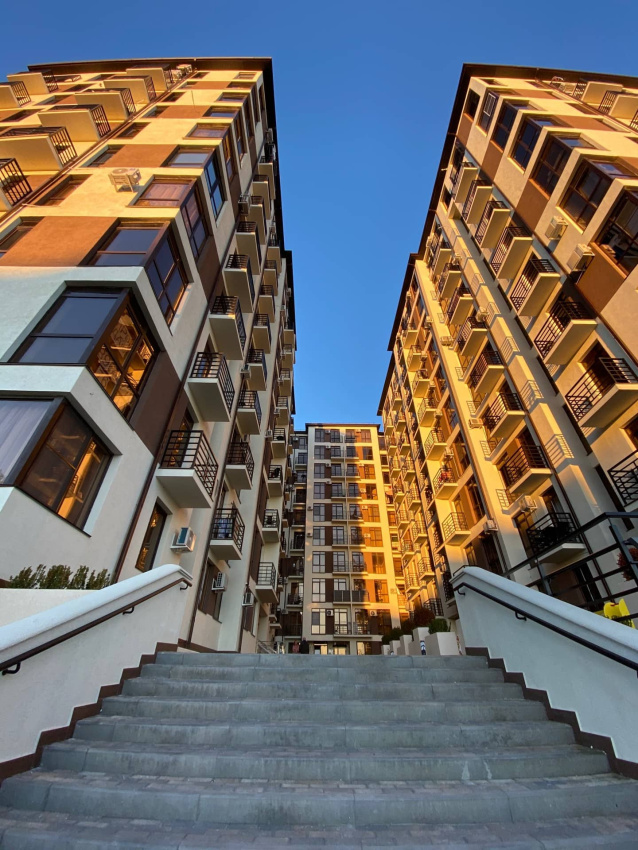 "Oplot Apartments Sorrento Park 129" квартира-студия в Адлере (Имеретинская Бухта) - фото 1