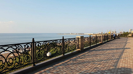 Прогулка по Приморской набережной Ейска