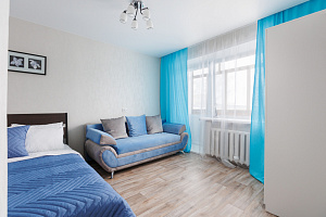 Гостиницы Новосибирска с собственным пляжем, 1-комнатная Станционная 50/2 с собственным пляжем - раннее бронирование