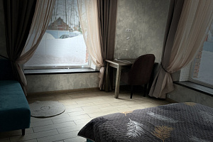 Квартиры Пушкино на месяц, "Теплый с большими панорамными окнами" на месяц