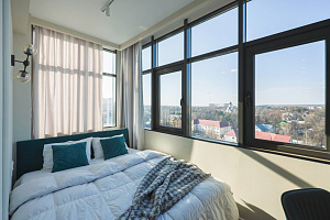 Квартира-студия Овражная 47А эт 9