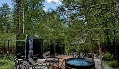 Фото объекта ««GEOMETRIKA Lounge Hotel» отель в с. Озерное (Манжерок)», 2