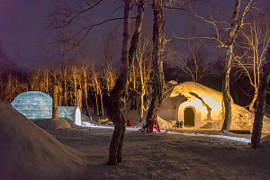 "Дом Эскимоса" снежный иглу-отель - снять