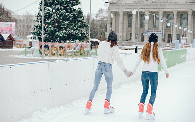 Зимние катки и прогулки в Санкт-Петербурге — лучшие места