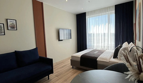 Фото объекта ««Inndays Apartments Энергетиков 8к2 эт 7» квартира-студия в Санкт-Петербурге», 1