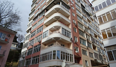 Фото объекта «1-комнатная квартира-студия пер Рахманинова 39/12 кв 39/1 в Сочи», 1