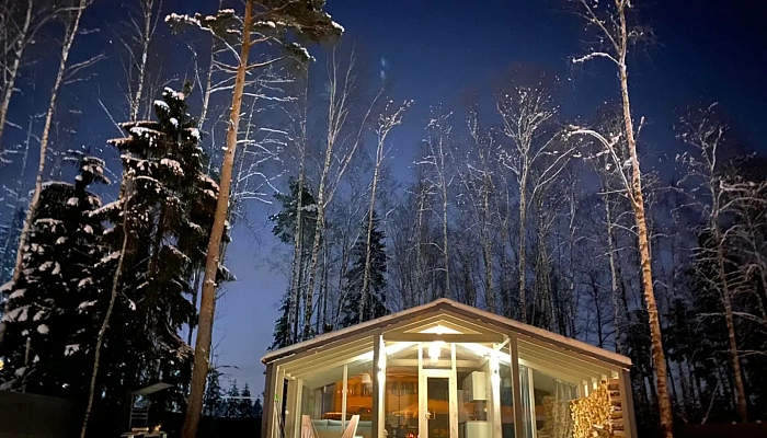 &quot;В лесу с баней с окнами в пол&quot; дом под-ключ в Сертолово - фото 1