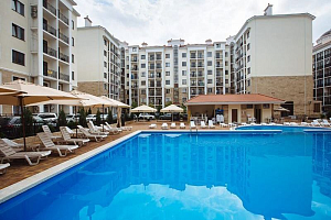 Квартиры Геленджика с бассейном, "Апартаменты на набережной Геленджика" 1-комнатная с бассейном - фото