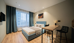 Фото объекта ««Inndays Apartments Энергетиков 8к2 эт 9» квартира-студия в Санкт-Петербурге», 3