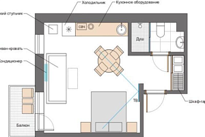 Квартира-студия Пионерский проспект 259/и в Джемете фото 13