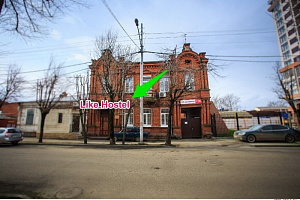 Хостелы Краснодара на карте, "Like" на карте - фото