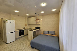 Гостиницы Тюмени недорого, квартира-студия Федюнинского 64к1 недорого - раннее бронирование