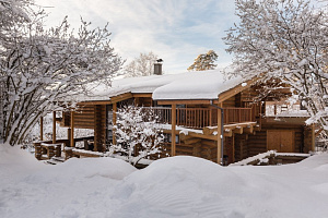 Дома Ленинградской области с сауной, "Eco Chalet" коттедж под-ключ с сауной