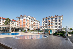 Гостиницы Сириуса с бассейном, "Olympic Apartments" апарт-отель с бассейном - забронировать номер