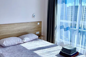 Отели Сириуса с видом на море, "Уютная Цветочная 30" 1-комнатная с видом на море