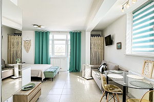 Квартиры Анапы с бассейном, "Апартаменты Монако 24 ЖК Колорит 156"-студия с бассейном - раннее бронирование