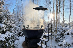 "В еловoм леcу с чаном и бaней" дом под-ключ