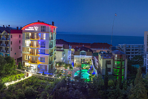 Отели Алушты с собственным пляжем, "Villa Valentina" с собственным пляжем - раннее бронирование