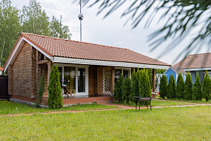 "С газоном и туями" дом под-ключ