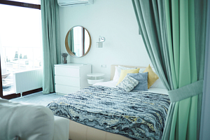 Квартиры Алушты с видом на море, "Терраса" 1-комнатная с видом на море