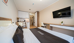 Фото объекта ««Inndays Apartments Толубеевский 8к2»  квартира-студия в п. Парголово (Санкт-Петербург)», 2