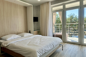 Квартиры Анапы с бассейном, "Апартаменты Монако 24 ЖК Колорит 83"-студия с бассейном - фото