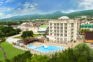 Отели Кабардинки с подогреваемым бассейном, "Ахиллеон Парк" парк-отель с подогреваемым бассейном - фото
