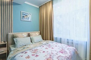 Отели Сириуса с видом на море, "Уютная на Цветочная 44/2" 2х-комнатная с видом на море