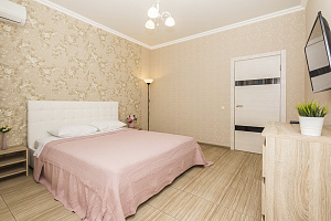 Гостиницы Краснодара на карте, "ApartGroup Repina 1/2 Level 13" 1-комнатная на карте - забронировать номер
