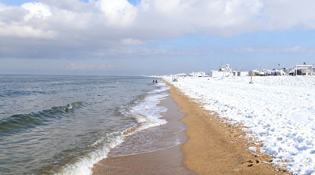 Новый год 2026 в Должанской у Азовского моря