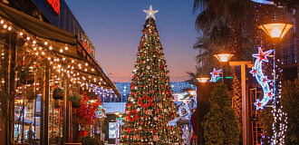 Ёлка и ярмарки в Адлере на Новый год 2026