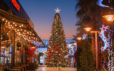 Ёлка и ярмарки в Адлере на Новый год 2026