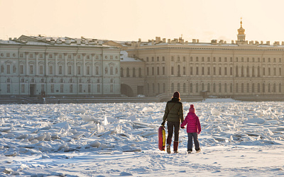 Лучшие отели Санкт-Петербурга с видом на замерзшую Неву