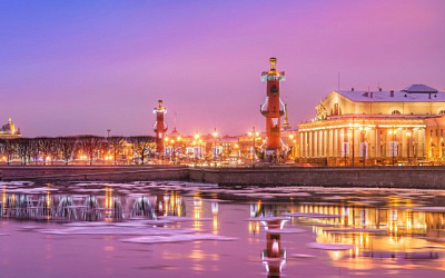 Самые красивые зимние виды Санкт-Петербурга в декабре