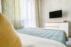 Квартиры Новороссийска 3-комнатные, "С панорамным вина город и море"-студия 3х-комнатная - снять