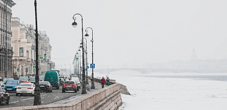 Общественный транспорт Санкт-Петербурга зимой